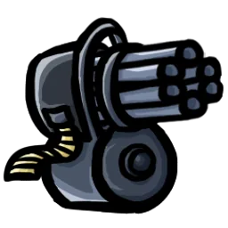 Minigun official art